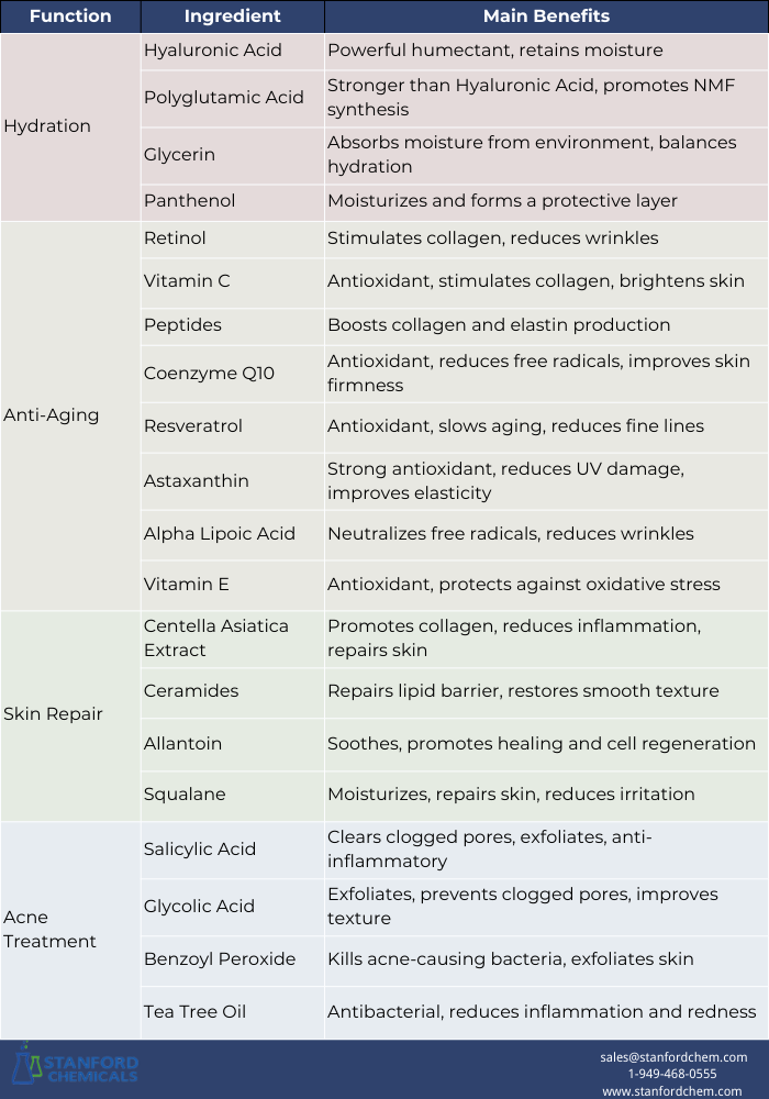 Common Skin Care Ingredients You Need to Know